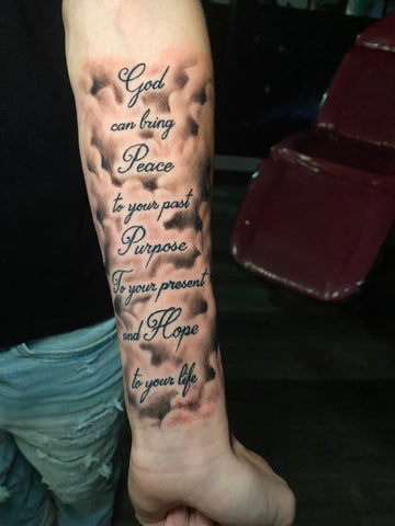 Left forearm  Scripture tattoos Tattoo quotes Verse tattoos