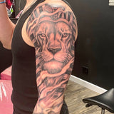 Lion Pharoah Tattoo